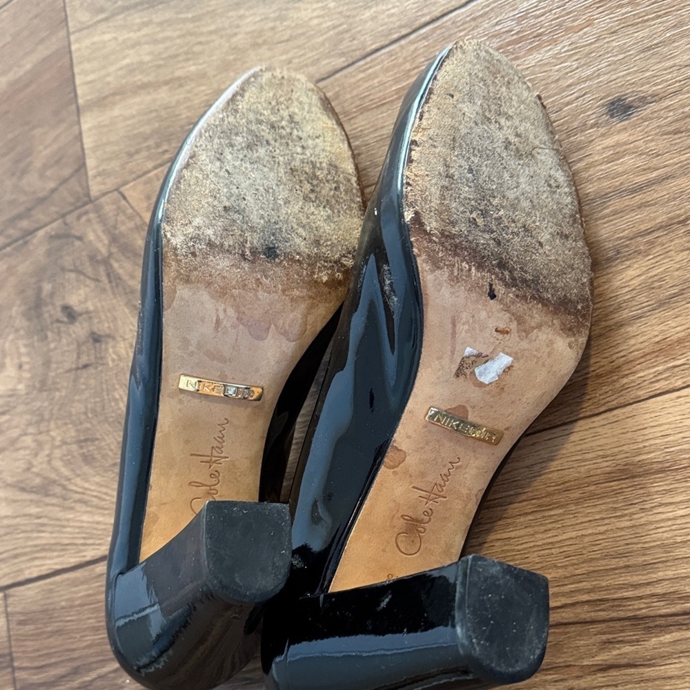 Cole Haan Black Patent Leather Heels - Picture 3 of 5